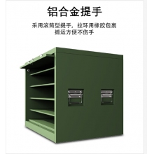 军慧绿色双节储物柜JH-6652