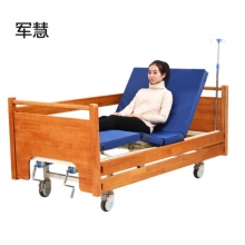 护理床 军慧JHYL-3261  实木包围 双摇加固款